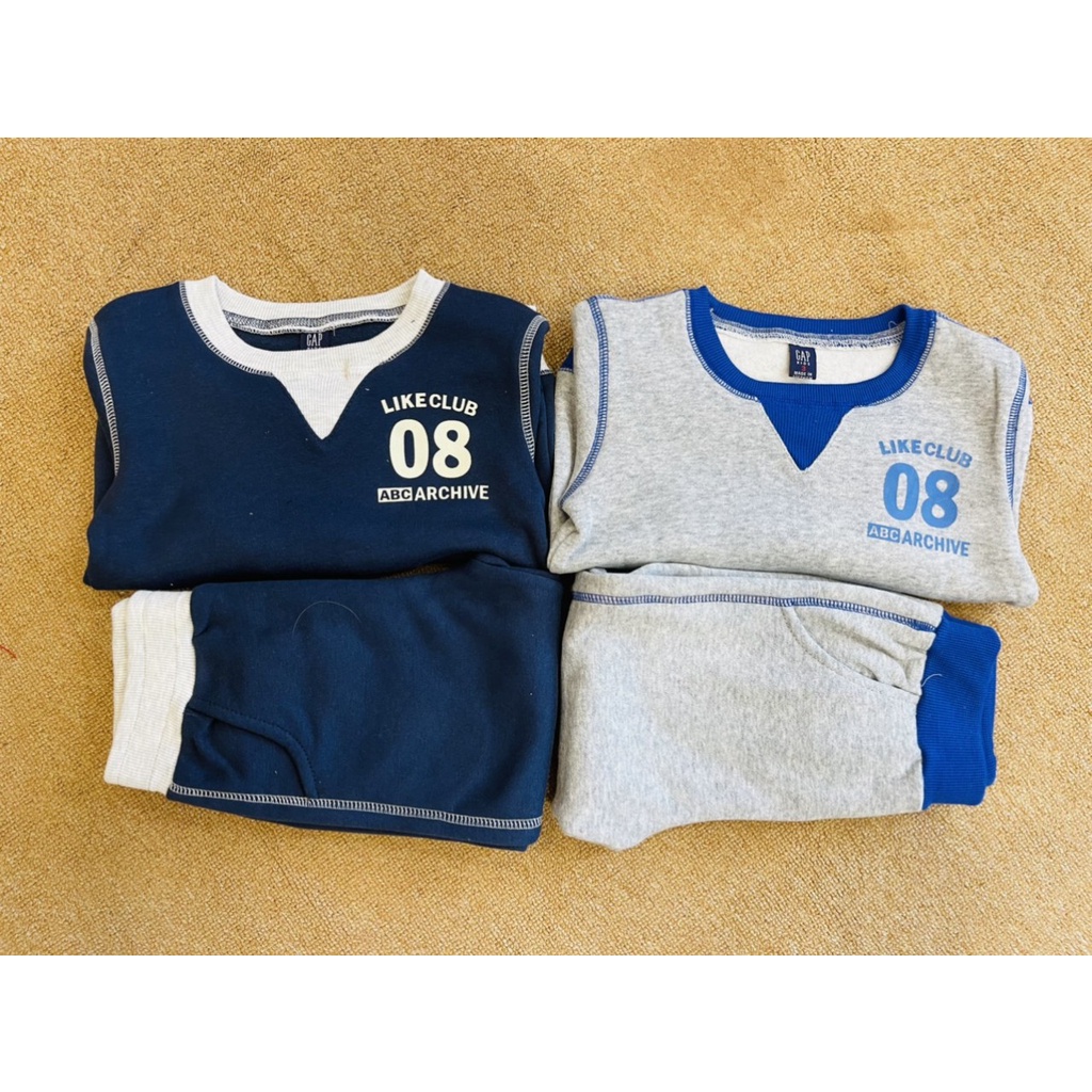 [1-6y] Bộ nỉ bông GAP bé trai siêu xịn size 1-6 tuổi