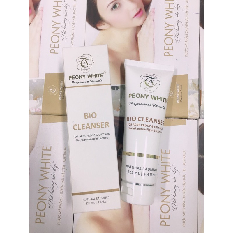 Sữa rửa mặt mụn, điều tiết dầu Peony White ( Chính hãng )