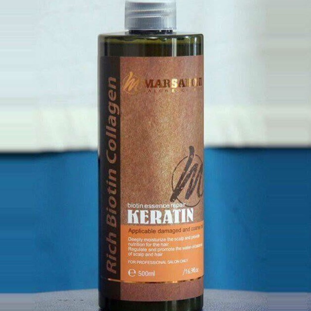 Keratin Cream phục hồi mềm mượt Marsaroni 500ml