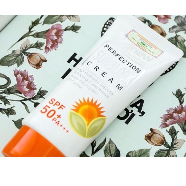 Combo 2 tuýp kem chống nắng trắng da, kiềm dầu Benew SUN BLOCK CREAM SPF 50 PA +++ Hàn Quốc 50ml/Tuýp- Hàng chính hãng