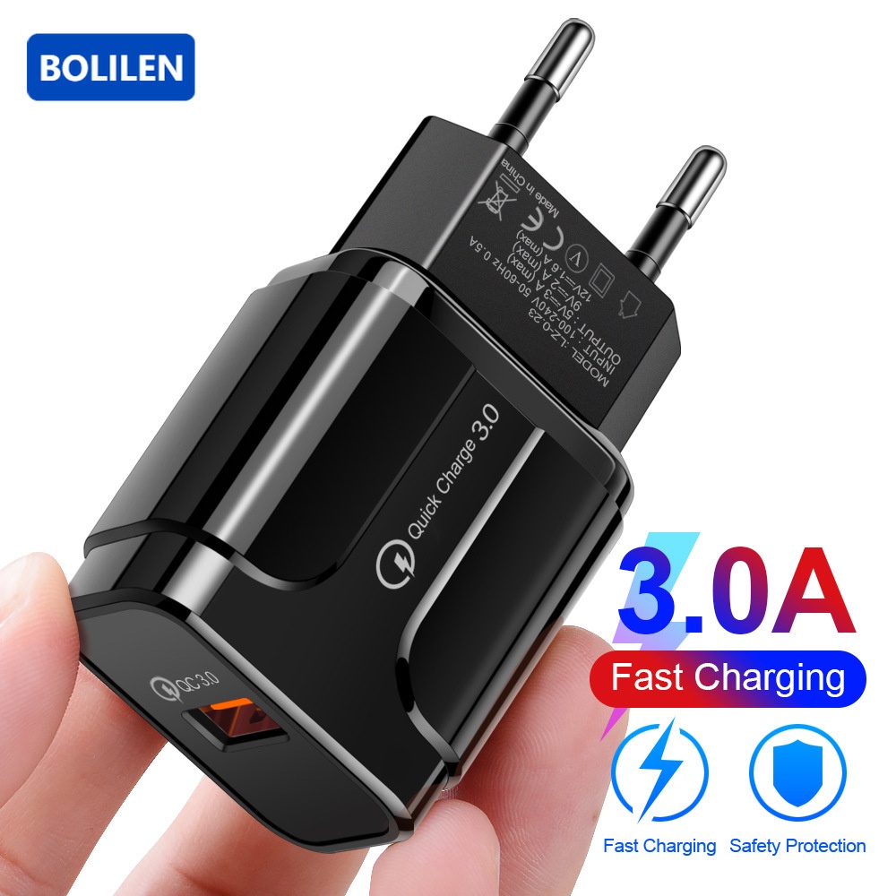 Cốc Sạc Nhanh 3.0 18W QC 3.0 USB Tương Thích Với Samsung iPhone