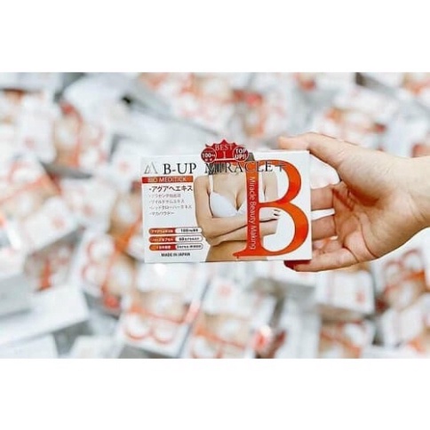 Viên Uống Tăng Vòng 1, Vòng Mông B-Up Miracle Hộp 60 Viên Nhật Bản.