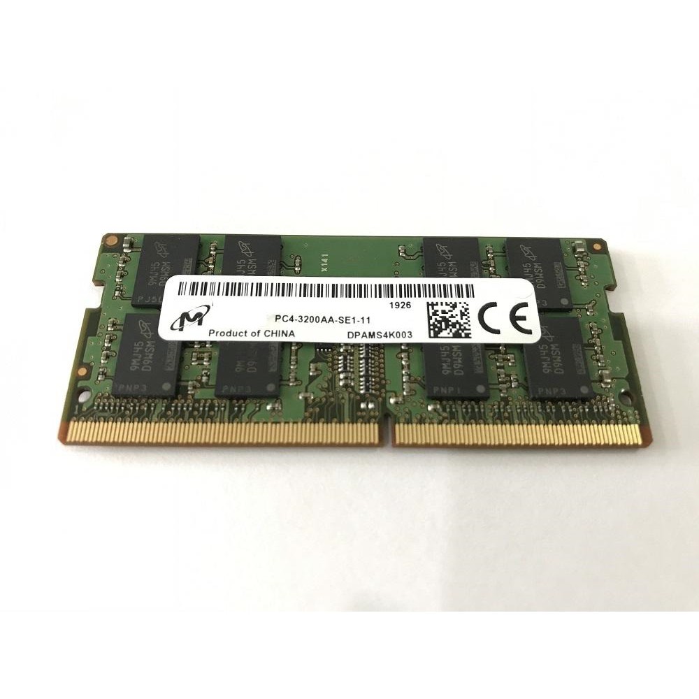 [Mã ELMS4 giảm 7% đơn 500K] RAM Laptop DR4 Micron 8GB Bus 3200 SODIMM - Chính Hãng Micron (Bảo Hành 3 năm, 1 đổi 1)