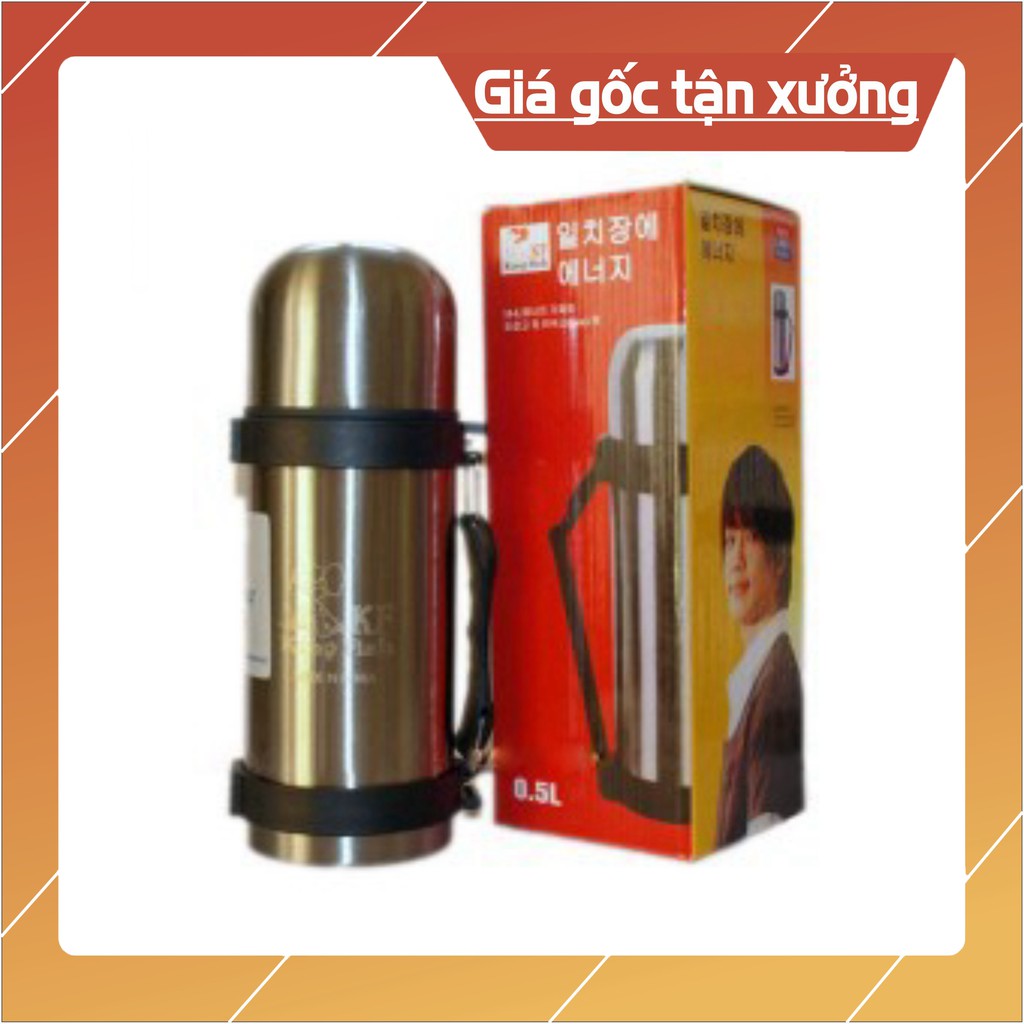 cung cấp sỉ lẻ BÌNH GIỮ NHIỆT NÓNG LẠNH KINGFISH CÓ DÂY ĐEO HÀN QUỐC 0.5L hàng chuẩn đẹp công ty