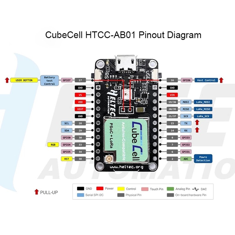 1 Mô Đun Cảm Biến Phát Triển ASR6501 SX1262 ASR650x Wifi 868MHZ 915MHZ 433MHZ Cho Arduino LoRa Node
