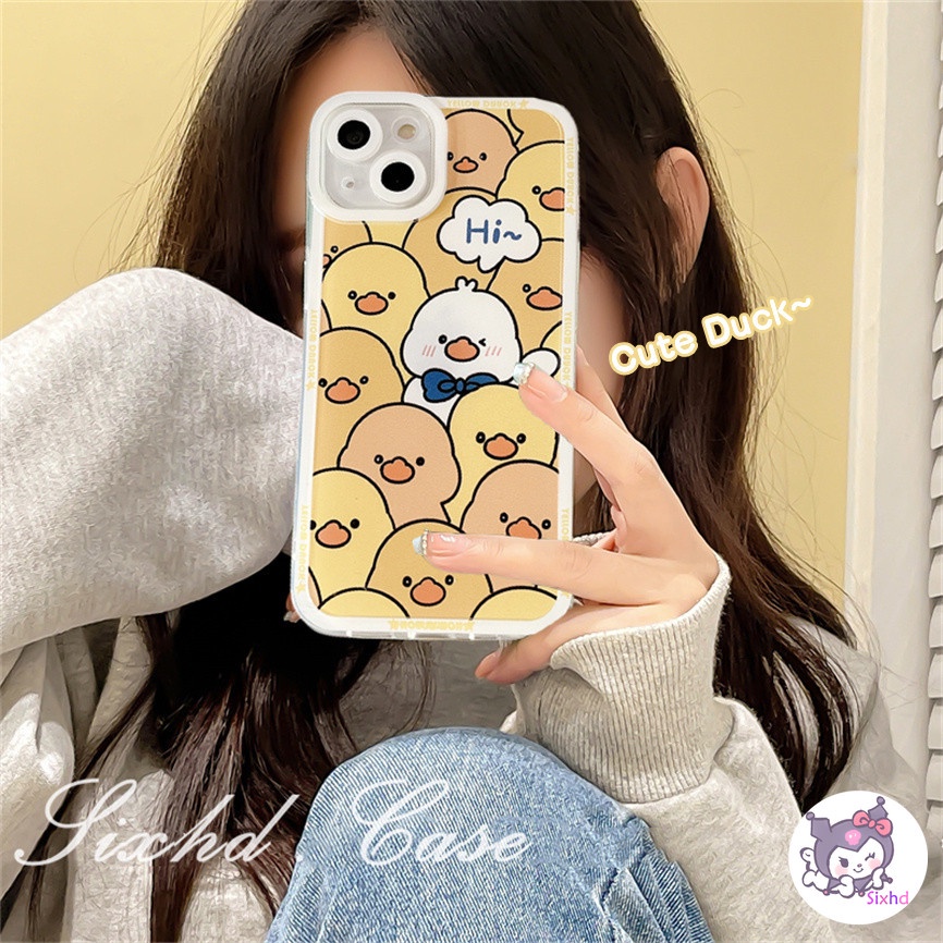 Ốp Lưng Điện Thoại cho Redmi 10C 12C 11A 10A 10 Note 12 11 11s 10 9 8 7Pro 9T 9C 9A 9 A2 A1 Xiaomi 12 11 Lite 11T 10T Poco F3 M3 M4 F3 X3 X4Pro sixhd Ốp Điện Thoại Silicon Tpu Mềm Trong Suốt Họa Tiết Vịt Vàng Cho