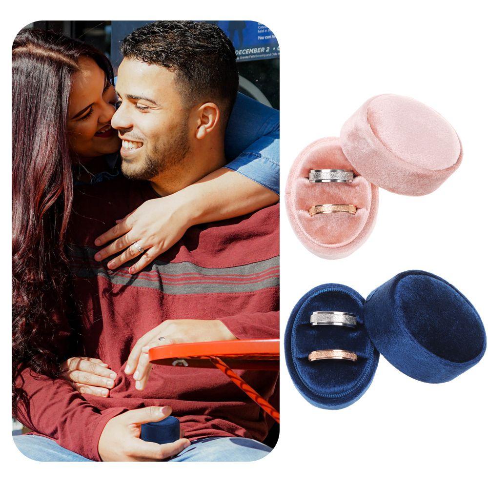 Hộp Đựng Trang Sức Bằng Vải Mềm Thiết Kế Nhỏ Gọn Dành Cho Nữ Giá Đỡ