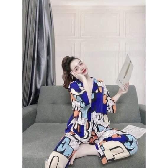 [HÀNG MỚI VỀ] Bộ đồ ngủ pyjama cánh dơi tay lỡ quần dài siêu hot