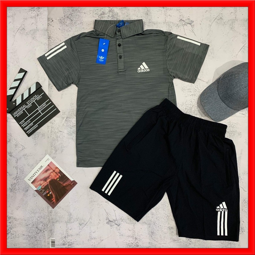 Bộ thể thao nam cộc tay chất thun xước mát lạnh, phom 50-78kg | BigBuy360 - bigbuy360.vn