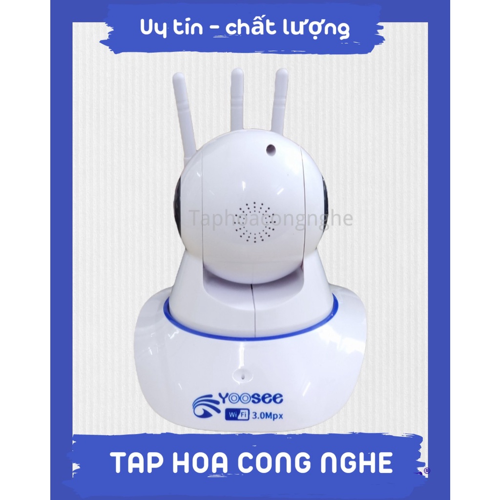 Camera ip Yoosee Wifi 3 Râu chuyên kết nối điện thoại và sử dụng trong nhà - quay đêm hồng ngoại