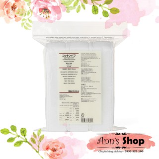 Bông Tẩy Trang Muji Cotton Puff - 189 miếng