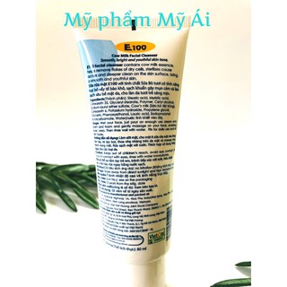 Sữa rửa mặt E100 Sữa bò tươi 50ml/80ml