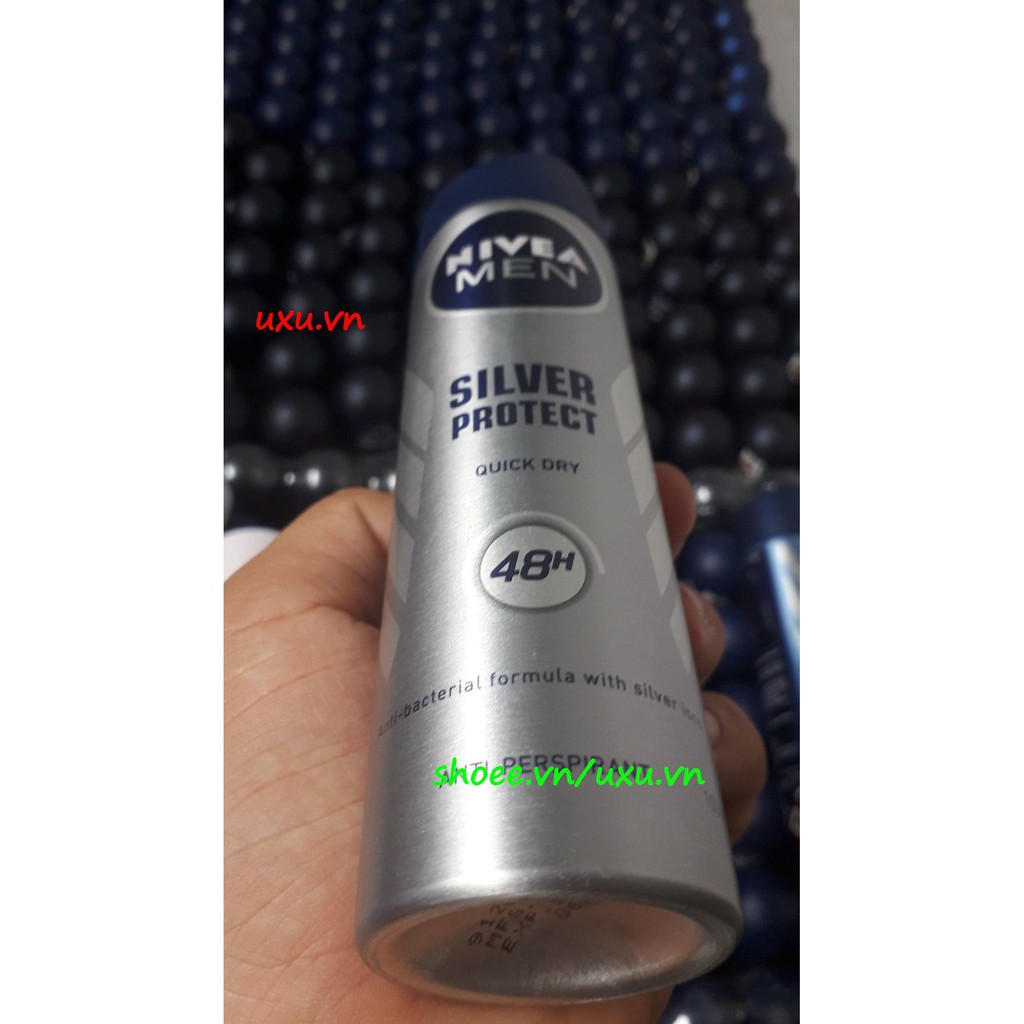 Xịt Khử Mùi Nam 150Ml Nivea Silver Protect Phân Tử Bạc, Với uxu.vn Tất Cả Là Chính Hãng.