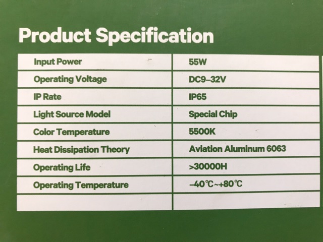 Đèn Led Bi Cầu Mini Chân H7 - 55W Siêu Sáng IPHCAR