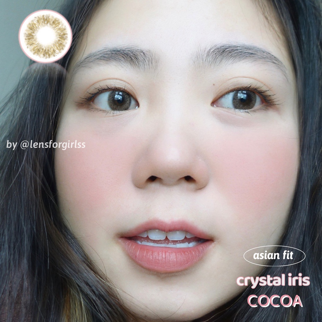 Kính Áp Tròng nâu hạt dẻ SIESTA IRIS COCOA dành cho mắt nhạy cảm - Pc Hydrogel | Hạn sử dụng 6 tháng