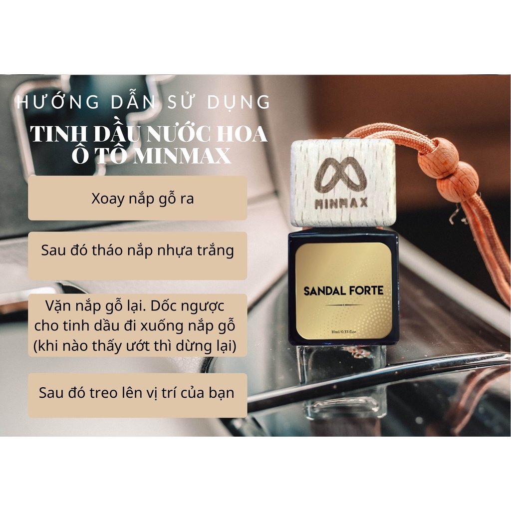 Tinh Dầu nước hoa ô tô Santal 33 MinMax 10ml