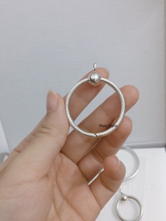 Mặt dây chuyền dùng để mix charm bạc (ko kèm charm)