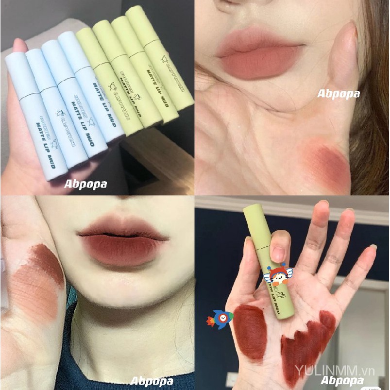 YL【Jualan spot】Son kem lì Cappuvini dưỡng ẩm mềm môi lâu trôi