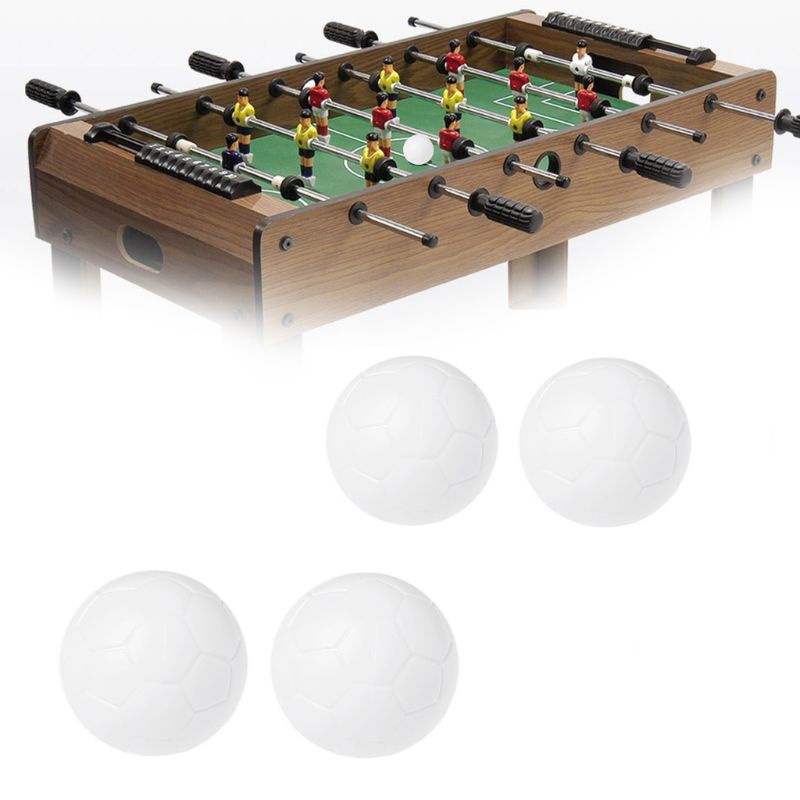 Bộ 2 Quả Bóng Đá Mini Foosball Thay Thế Bằng Nhựa Resin Trang Trí Bàn Làm Việc