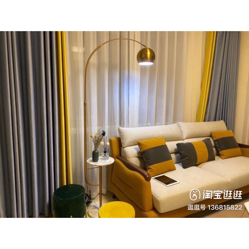 Đèn cây luxury cần cong, đèn góc, đèn sofa đèn trang trí Ân Ân