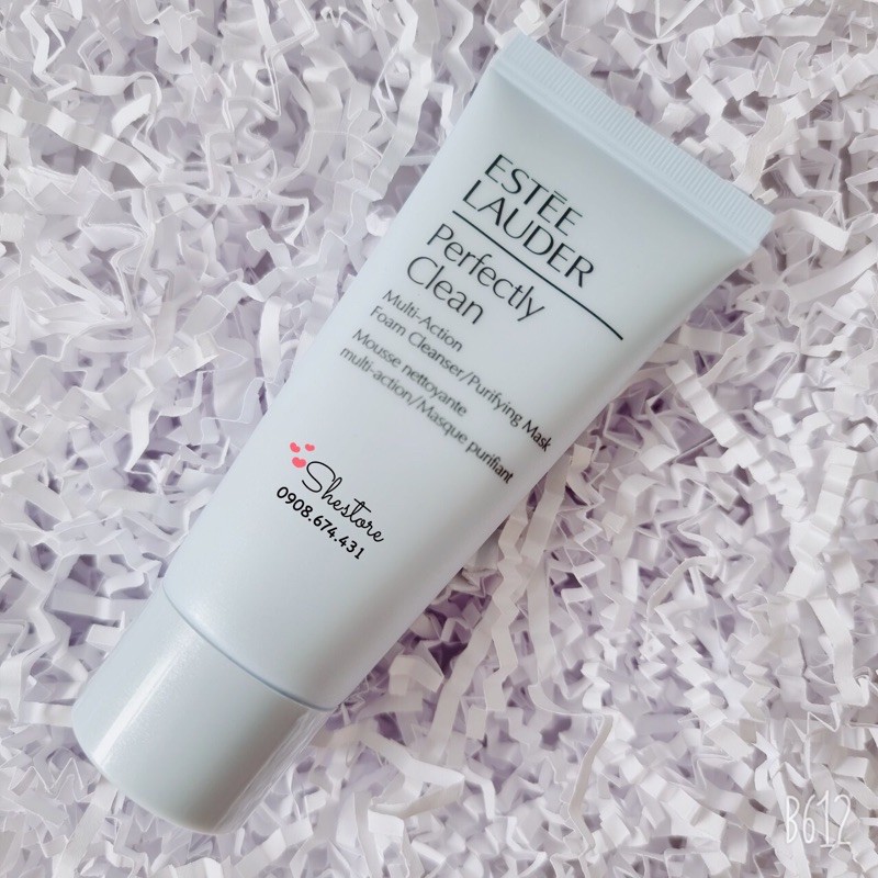 💦💦 Sữa rửa mặt Estee Lauder Perfectly Clean Multi-Action Foam Cleanser/Purify Mask 30ml