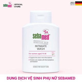 [Chính Hãng] Dung dịch vệ sinh phụ nữ Sebamed pH3.8 Feminine Intimate Wash 200ml