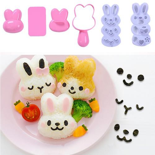 Khuôn làm cơm bento hình thỏ dễ thương