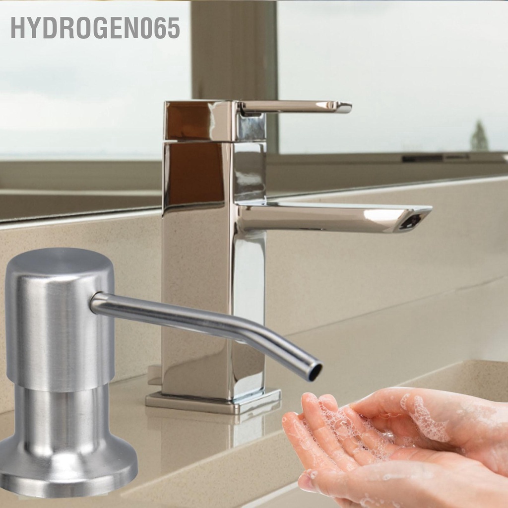 Hydrogen065 Bộ phân phối xà phòng Đầu bơm chất lỏng được xây dựng trong niêm phong với ống mở rộng cho bồn rửa truy cập