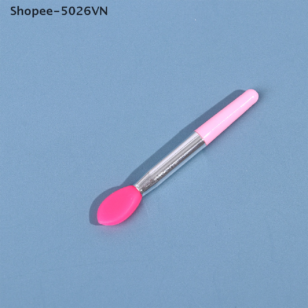 【Hot】 1PC Beauty Soft Silicone Makeup Brushes Lip Cream Balm Oil Cosmetic Tools (F)