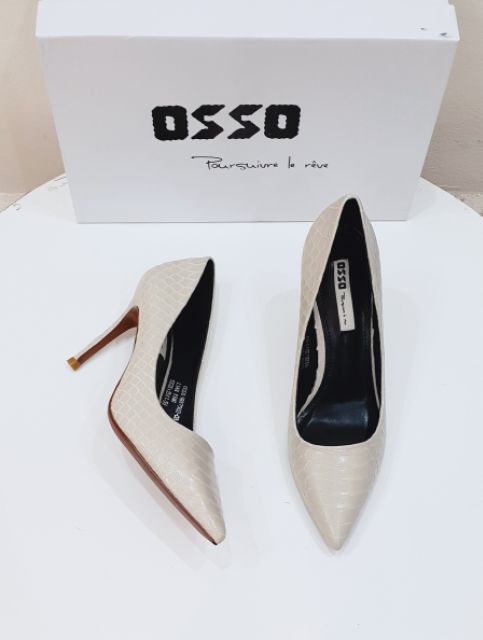 Cao gót da trăn 9cm