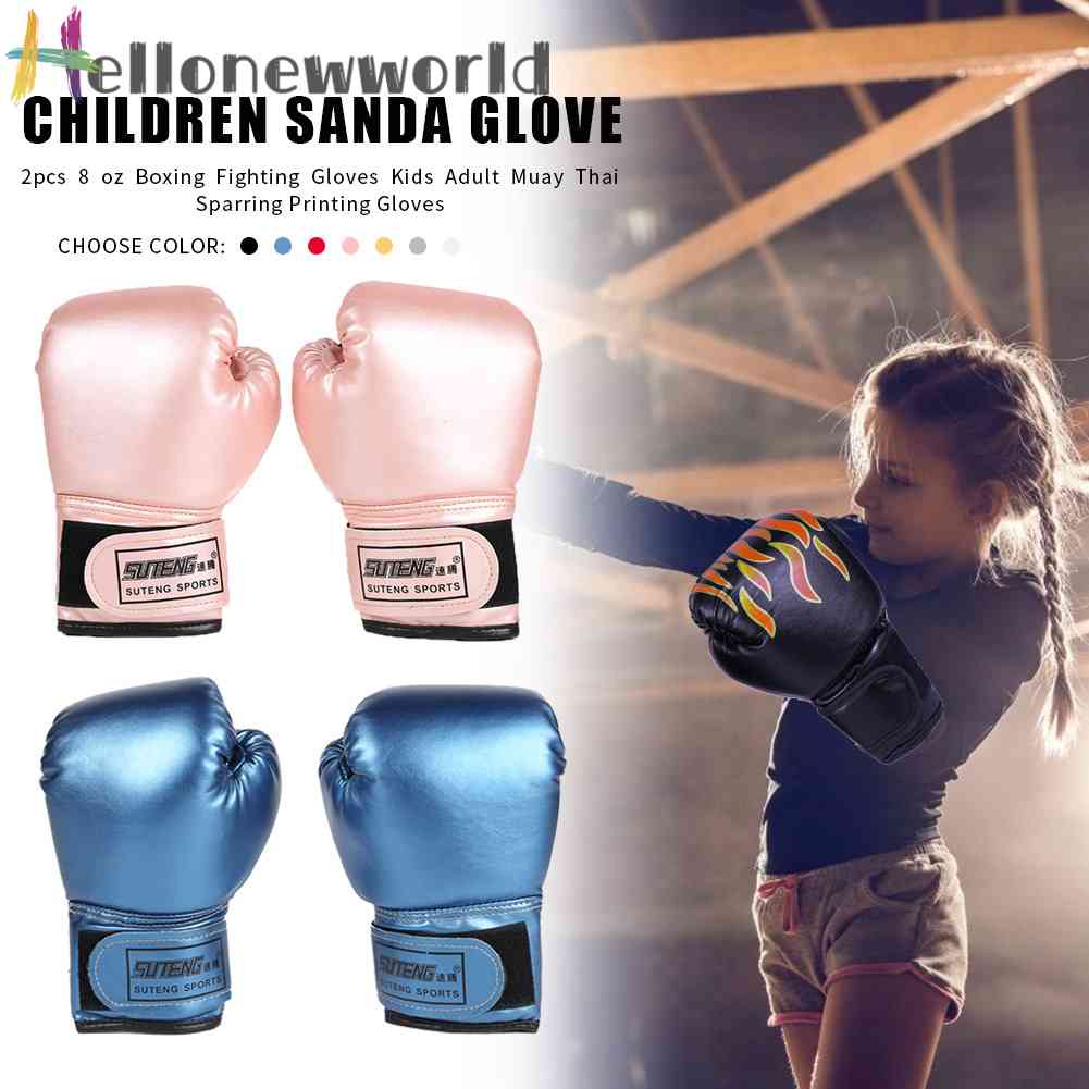 Set 2 Găng Tay Boxing Da Cho Bé