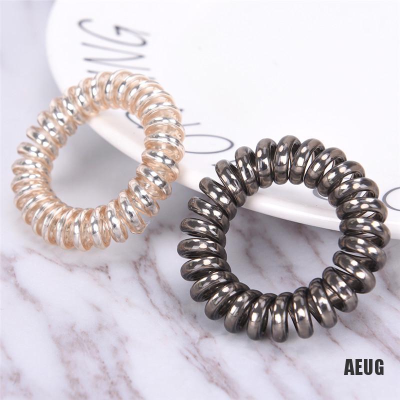 1 pc Dây Cột Tóc Lò Xo Co Giãn Tiện Dụng