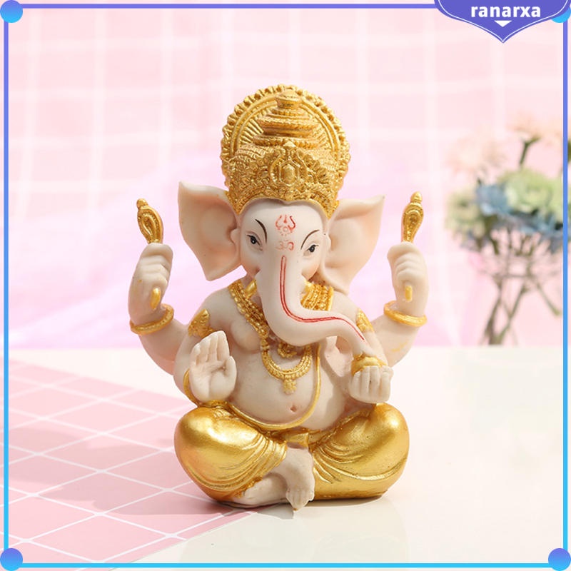 Mô hình tượng thần Ganesha mini dùng cho trang trí nội thất