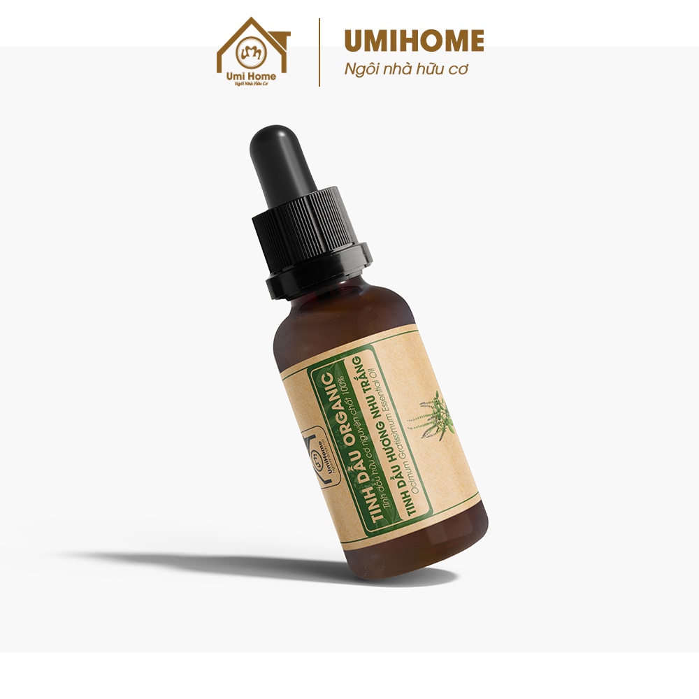 Tinh dầu Hương Nhu Trắng UMIHOME nguyên chất 10ml