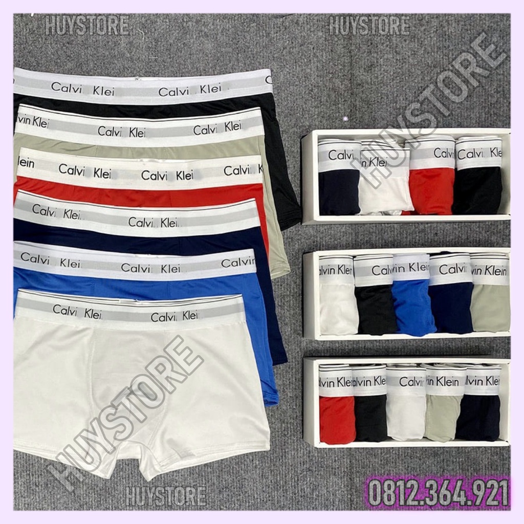 {BIG SALE SỊP }Quần sịp đùi nam Calvin Klein hàng cao cấp, Vải Thun Lạnh( chất mát,thoáng khí),co giãn 4 chiều khử khuẩn