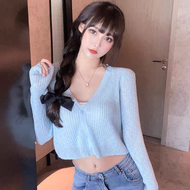 Áo len tay dài nữ Emilyshop ulzzang