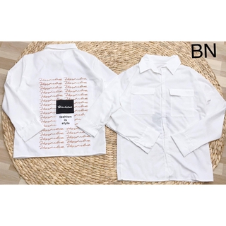 Áo sơ mi túi ngực in lưng_BNG0935