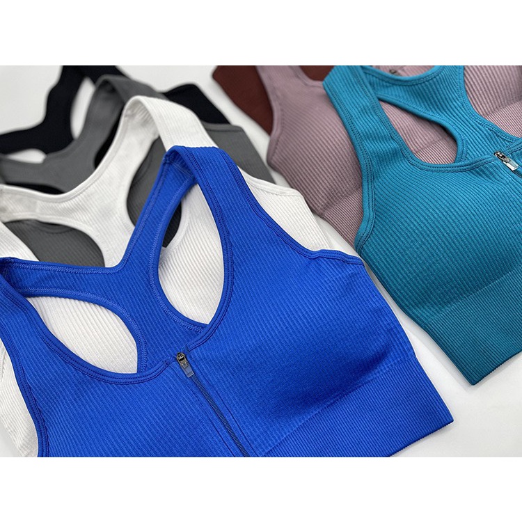 Set đồ tập gym yoga aerobic, bộ đồ thể thao gồm áo bra quần đùi chun mông chất dệt kim tôn dáng nâng mông