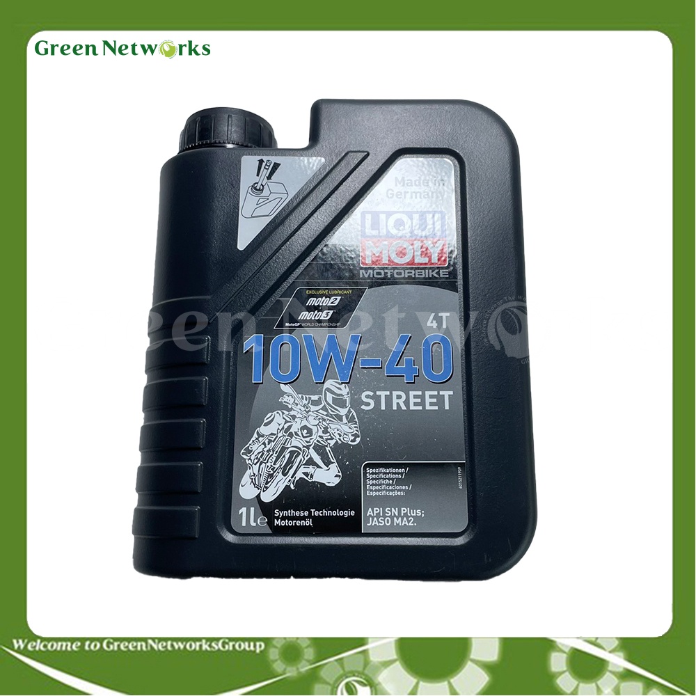 Nhớt Liqui Moly Motorbike Street và Scooter 4T 10W40 1Lit - Nhớt cao cấp và chính hãng - GreenNetWorks