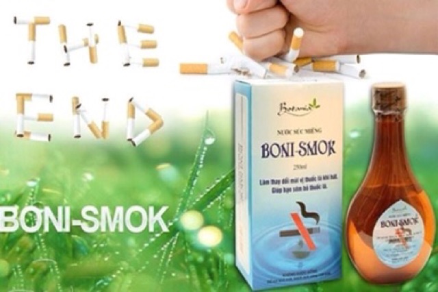 BONI-SMOK ,giải pháp cho người muốn cai thuốc lá