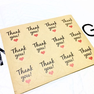 Combo tem dán Thank You