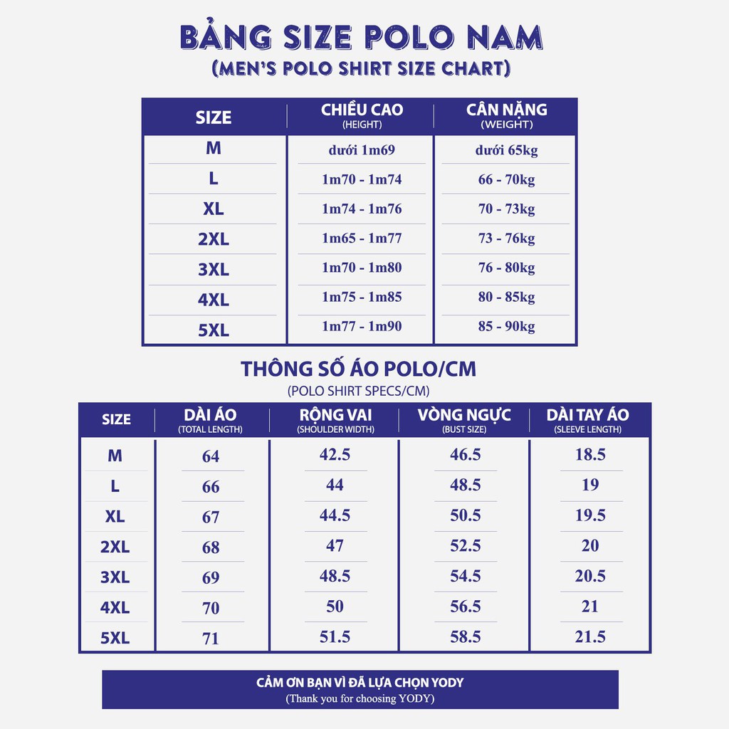 Áo phông polo nam YODY phối ngực vải coolmax thoàng mát chuẩn form APM3757