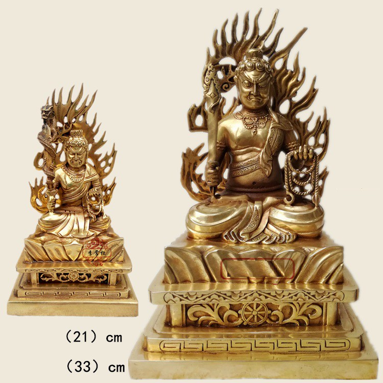 Tôn tượng Bất Động Minh Vương - Pháp khí Mật Tông - Phật giáo Tây Tạng
