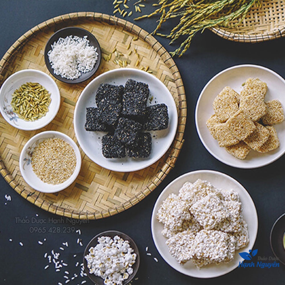 Hạt mè (Vừng) trắng, đen 500g (Dùng làm bánh, nấu ăn, làm sữa hạt) - Thảo Dược Hạnh Nguyên