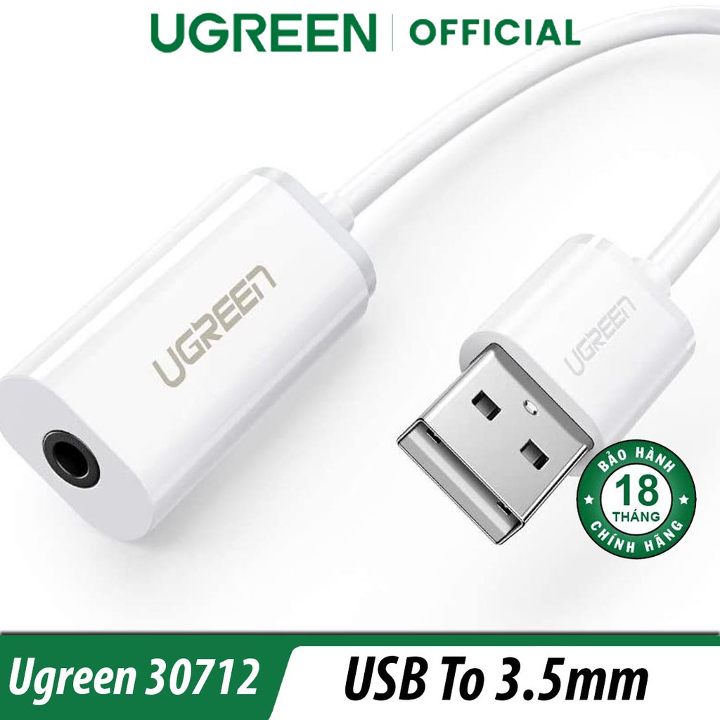 Cáp Chuyển USB Sang Audio Ugreen 30712 Chính Hãng