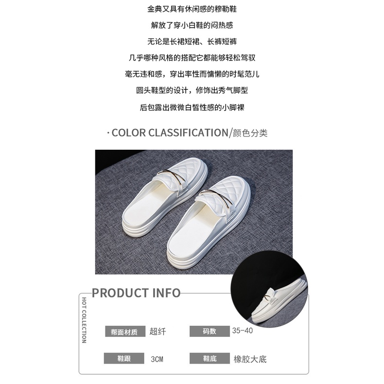 Dép Bít Mũi Đế Dày Thời Trang Mùa Hè 2022 Cho Nữ