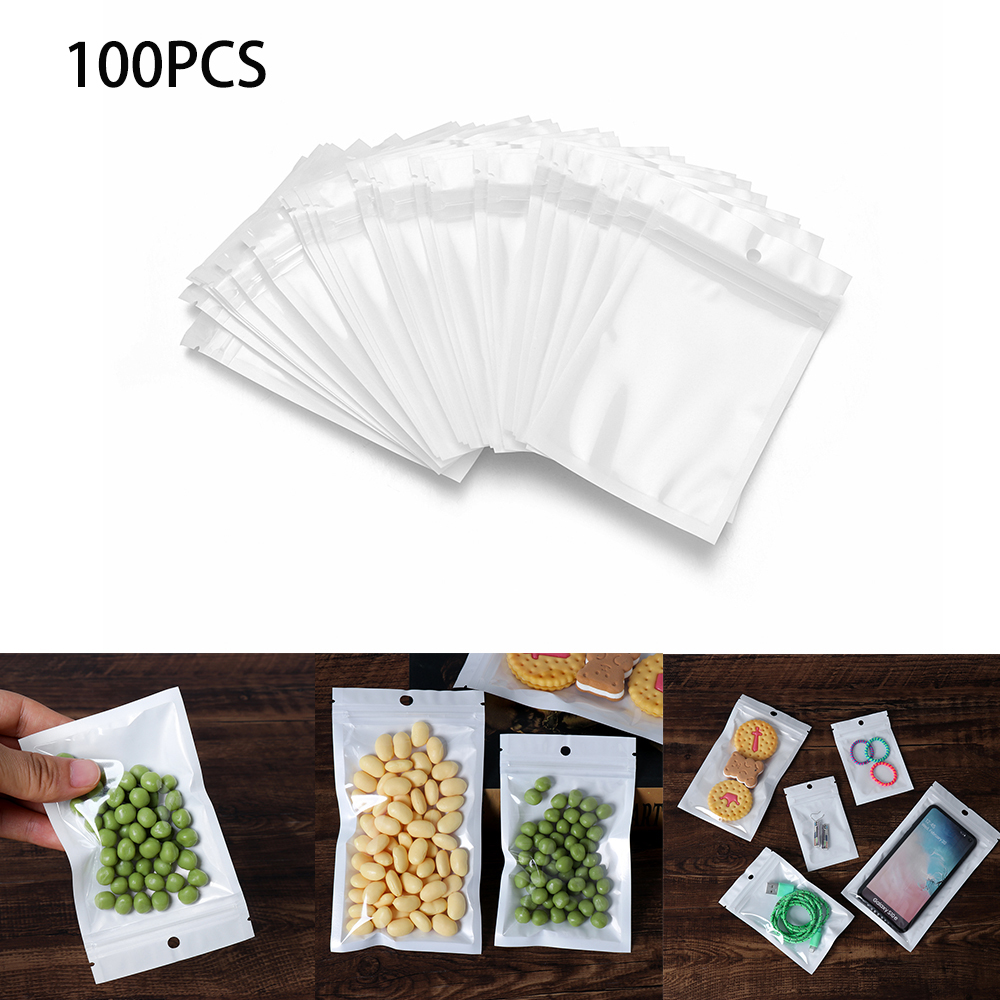 Set 100 Túi Nhựa Khóa Zip Đựng Đồ Đa Năng Tiện Dụng
