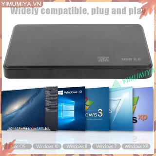 Yi 2.5 inch hard disk case sata usb2.0 hdd box external hard drive enclosure