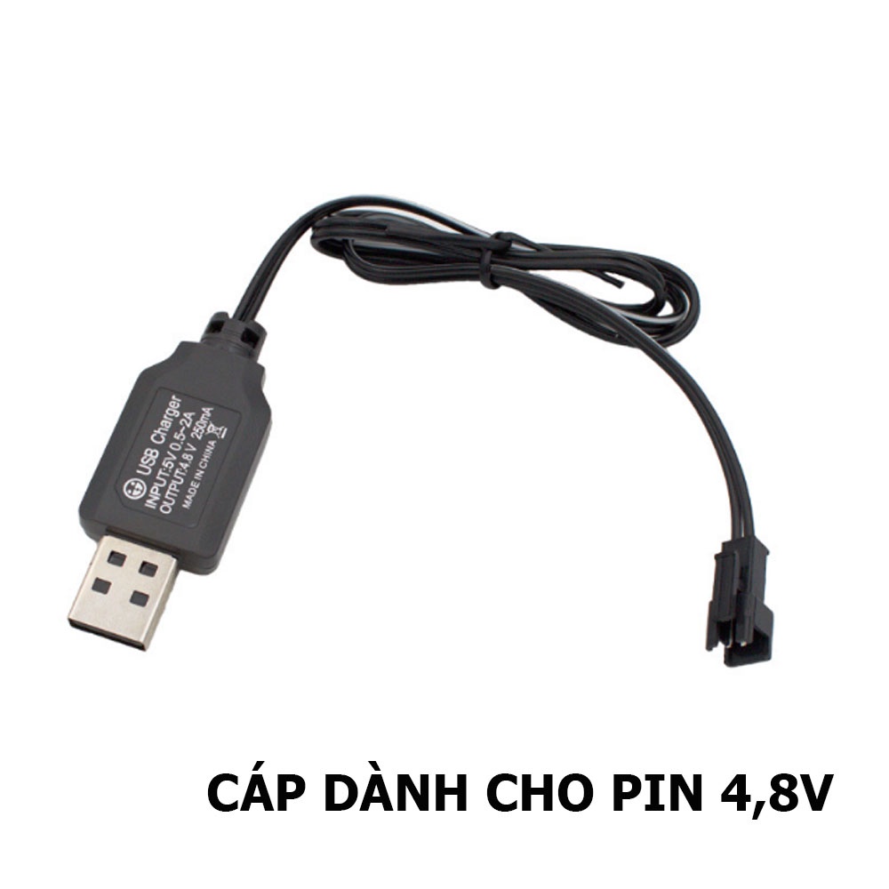 Pin đồ chơi ô tô điều khiển AA 4.8V - 2800mAh chuẩn cắm SM