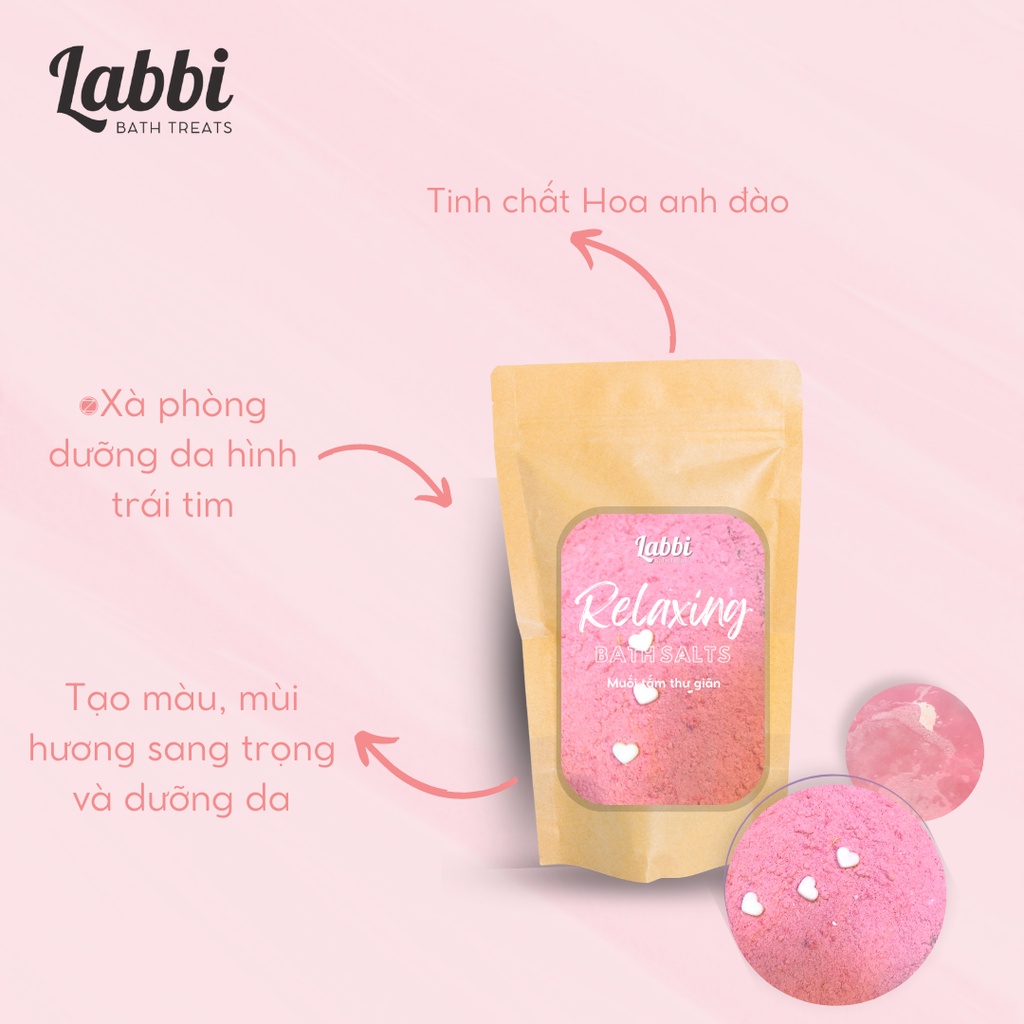 TAFFY [Labbi] Relaxing Bath Salt / Muối thư giãn dưỡng da